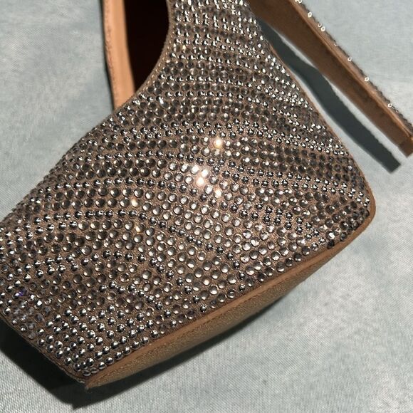 LUXE by JUSTFAB Platform sparkly stilettos size 8.  B56 - Picture 5 of 9